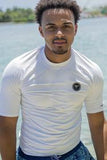 RASH-GUARD SHORT SLEEVE WHITE